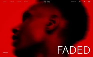 Site Jason Wild réalisé par Studio SEKKO
